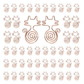 Pack of 50 Paper Clips, Cartoon Cat, Metal Paper Clips, Creative Bookmark Paper Clips, Paper Clips, Stationery Clips for Office, School, Wedding, Decoration