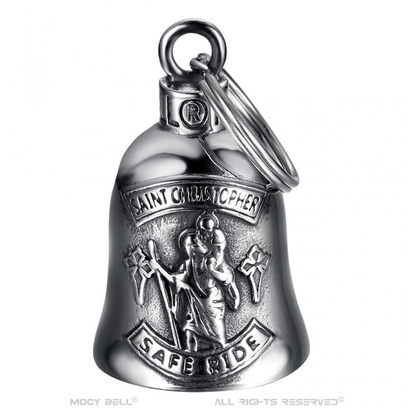 MOCY BELL - Clochette Moto Saint Christopher Safe Ride Guardian