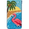 Stitch & Zip Needlepoint Eyeglass Case Kit - SZ483 Flamingo