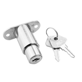 M LOCK Lot of 10 Flat Key Wafer Furniture Lock ENCLOSURE CABINET DRAWER 3776