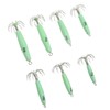7 PCS Luminous Squid Jig 12 Hooks Stainless Steel Easy