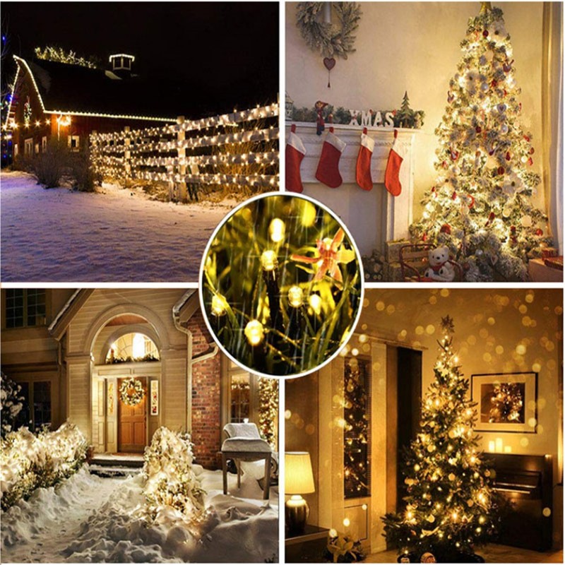 22M 200LEDs Solar String Light Waterproof Solar String Lights Outdoor