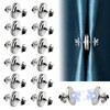 12 x Magnets for Curtains, Curtain Stopper for Rails, Magnetic