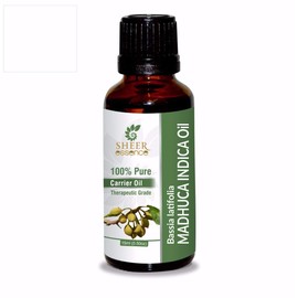 Sheer Essence Madhuca Indica Oil -(Bassia Latifolia)- Carrier Oil 100% Pure Natural Undiluted Uncut Therapeutic Grade Oil 8.45 Fl.OZ