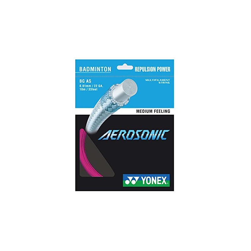 YONEX Aerosonic Badminton String Pink