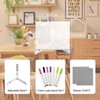 【Christmas Gift】Light Up Acrylic Message Board, Erasable Drawing Board Light with 7 Pen, Drawing Board Table Light, Advertising Boards, Fun Fall Gift, Bedroom Decor for Prince Room - Size: 15cm*15cm (5.9"L x 5.9"W)