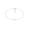 Elli Women's Anklet Pendant Wave Maritime Basic in 925 Sterling