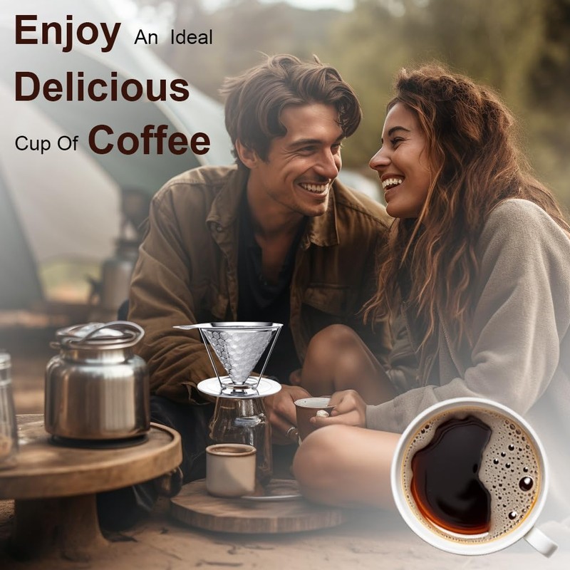Dailybrew Triple Layer Pour Over Coffee Filter Durable Pour Over