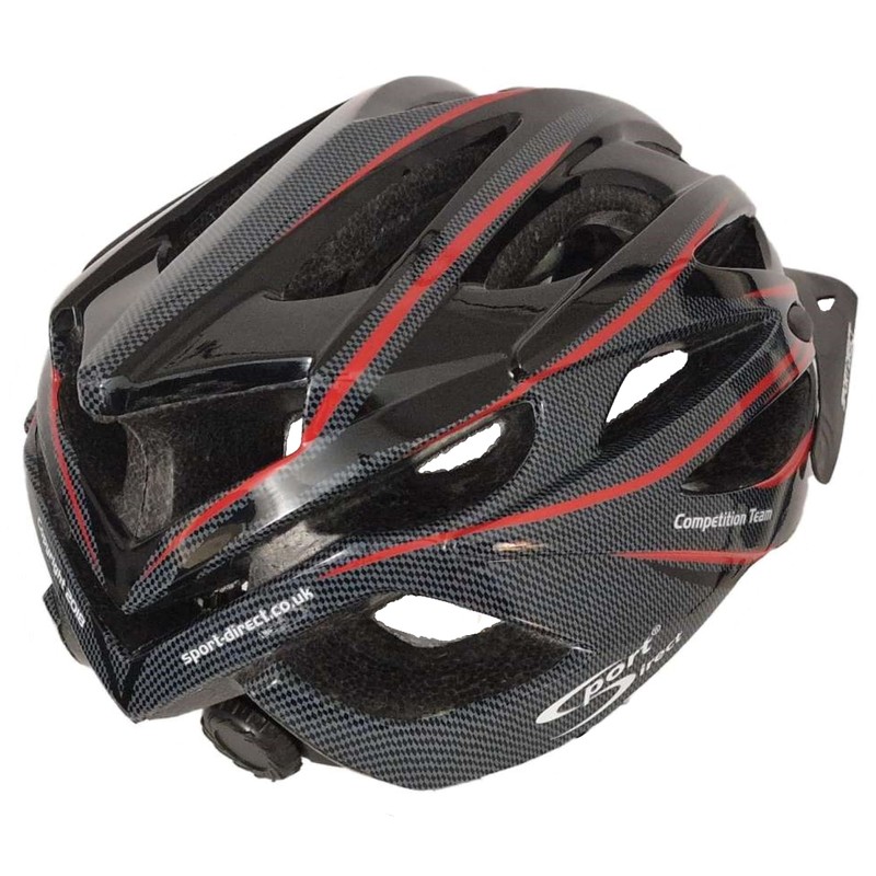 Sport Direct™ "Team Comp" 24 Vent E-Bike/Bike Helmet Graphite/Red/Black 58-61cm