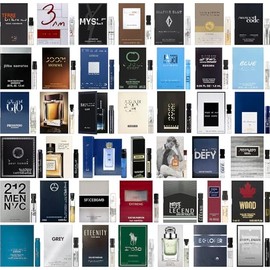 JRoBeauty High End Random Selection Designer Fragrance Cologne Sampler Set for Men - (Pack of 10 Sample Vials)