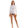 SEAC Women's Lady's Rash Guard T White, Long Sleeve, Sun