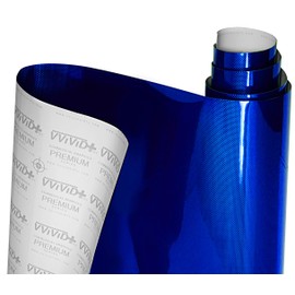 VViViD+ Holographic Weave High-Gloss Vinyl Car Wrap (10ft x 5ft, Blue)