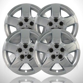 4-Pack of 16' Screw-on Chrome Hubcaps fit for Malibu 2008