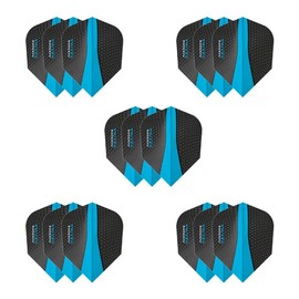 Harrows Retina Dart Flights - 5 x Sets (15 Flights Total) - 100 Micron Dart Flights - Premium Extra Strong - UK Made - Professional Dart Accessories - Blue Dart Flights