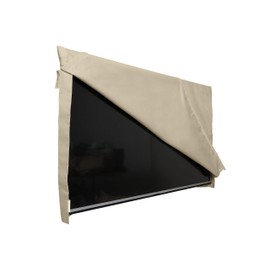 Covermates Outdoor Flip Top TV Cover - Various Sizes, Durable Polyester, Weatherproof, Dustproof, Flip Touch Fastener Closure, Outdoor TV Covers, 36-41 Inch Screen Size, Khaki