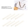 8pcs Aluminum Curb Chains 3.9 Feet Each DIY Handcraft Round