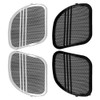 MACHSWON Motorcycle Tri-Line Speaker Grills, Front Fairing Speaker Cover, 2015-2022