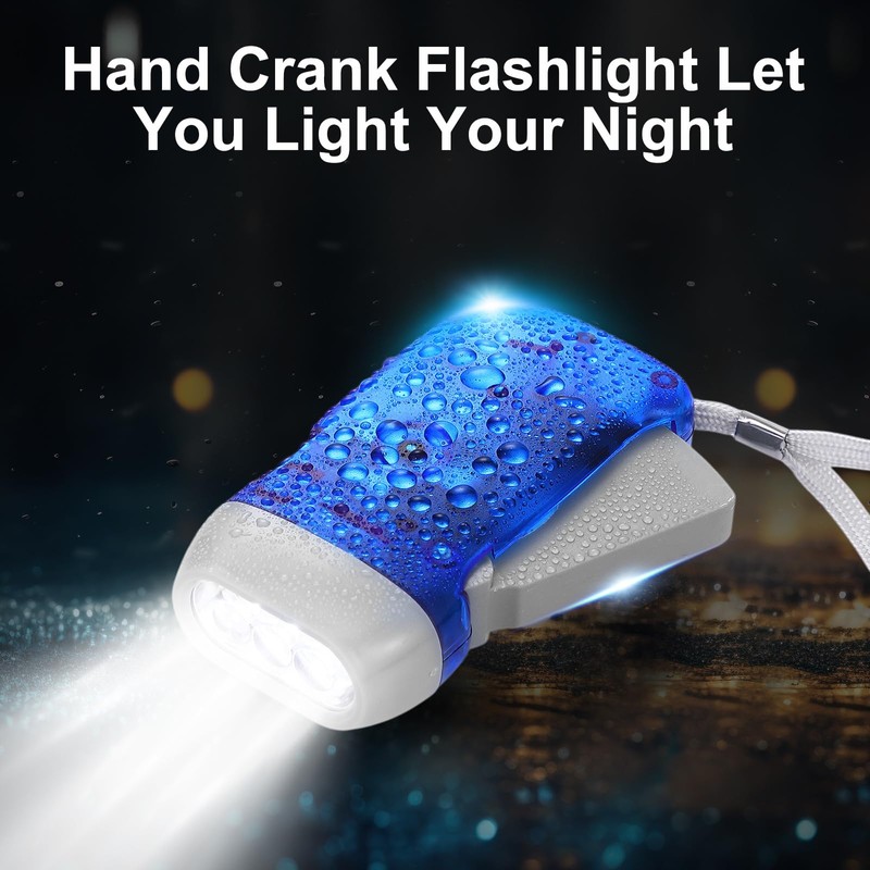 Treela 36 Pcs Hand Crank Flashlights Operation Christmas Bulk Items