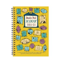 The Dodo Pad Academic A5 Diary 2024-2025 - Mid Year / Academic Year Week to View Diary: A combined doodle-memo-engagement-calendar-organiser-planner for students, parents, teachers & scholars