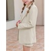 Girls 2 Piece Outfits Button Front Long Sleeve Blazer and