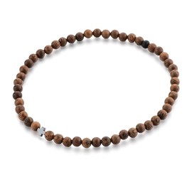 St John the Baptist Orthodox Wooden Prayer Beads Bracelet | Men Women 8 MM + Hematite Cross | Great Gift