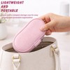 10-Piece Mini Pink Travel Makeup Brush Set with Pouch, Pink