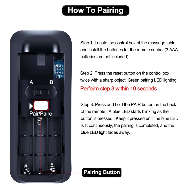 New Replacement Remote Control for OKIN Tempur-Pedic Sealy Ease Sleep