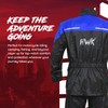 HWK Motorcycle Rain Suit for Men and Women, Two-Piece Waterproof
