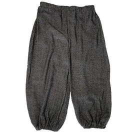 Boys Knickers, Tweed - Black - Size Large 10-12 | Renaissance Pants, Pirate Pants, Costume Knickers, Newsboy Pants, Colonial Pants, Pirate Cosplay, Medieval Pants, Viking Pants