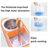 Floor Spin Mop and Bucket Set with Wringer System Extended