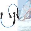 2PCS 28-34inch Black Adjustable Safety Windsurf Harness Leash Surfboard Surfing