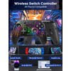 RJAD Switch Controllers for Nitendo Switch/OLED/Lite, Wireless Switch Pro Controller