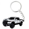 RUIHEDAHB 1PC Double-sided Car Keychain for Dodge RAM Key Chain