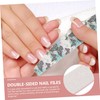 Healeved 6pcs Double-sided Nail Files for Travel Portable Manicure Tools