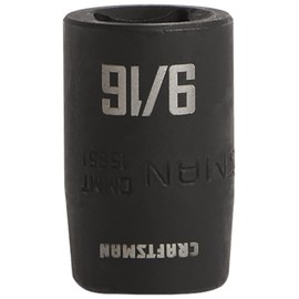 CRAFTSMAN Shallow Impact Socket, SAE, 1/2-Inch Drive, 9/16-Inch (CMMT15851)