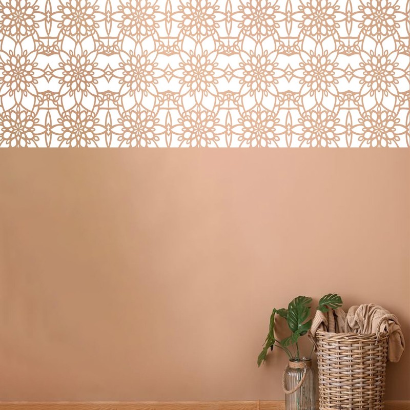 10Pcs Texture Stencils Flower Leaf Painting Stencils Mixed Backgrounds Stencil