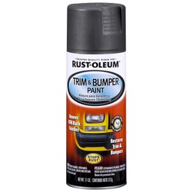 Rust-Oleum 251574 Automotive Trim & Bumper Spray Paint, 11 oz, Black