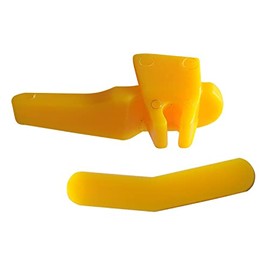 Tire Changer Plastic Insert, Tire Machine Guard, Wheel Rim Edge Protector for Mount Duck Head, Nylon Tyre Demount Fitting Head Part, 6 Front (Upper) + 6 Rear (Lower) Insert Kit/Pack, 1 Pack, 37YKM