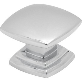 Hickory Hardware P2163-CH 1-1/2-Inch Euro-Contemporary Cabinet Knob, Chrome