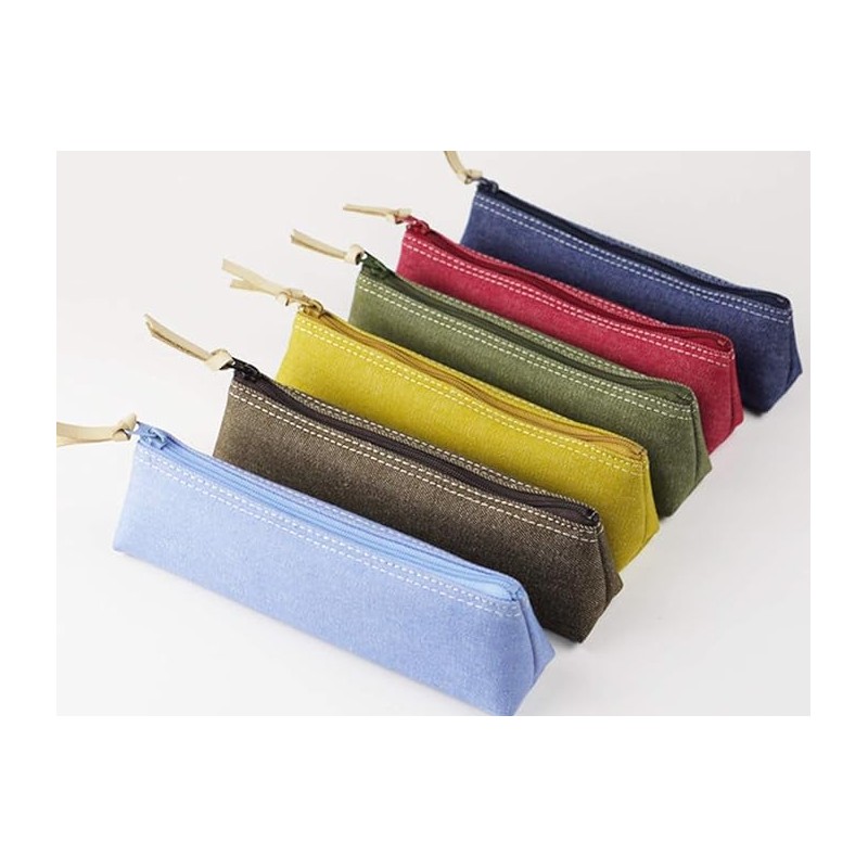 Slip-On 20 Colors Denim Pencil Case A-SLD-7801 A-SLD-7801 Denim