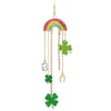 Betsey Johnson Womens Rainbow Chandelier Earrings