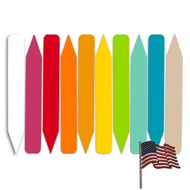TAGKRAFTERS 5" x 5/8" Assorted Premium Pot Stakes - 1000 Pcs - Plastic Plant Tags and Labels - Nursery Garden Tree Labels Waterproof Writeable | Made in The USA |