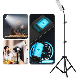 SUDISER Camping Light, Telescoping Lantern Light, 10000mAh Rechargable Work Lights with Stand for Garage Mechanics Workshop Outdoor,Adjustable Metal Telescoping Tripod 6Ft