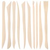 10Pcs Wooden Clay Sculpting Tools Double Ended Clay Modeling Tools
