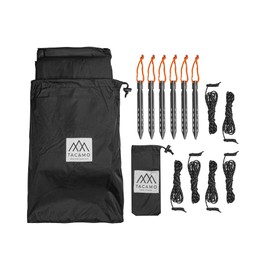 TACAMO Waterproof Camping Tarp Shelter for Backpacking, Hiking, Hammock, Bushcraft - Ripstop Nylon, Kevlar Center - Lightweight Emergency Cover, Tent, Survival Shelter, Ground Tarp and Rain Fly