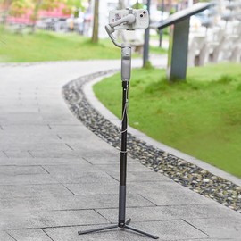 Extendable Selfie Stick and Tripod Set for DJI Pocket 3/ Mobile 7P, Insta360 X5 X4 X3 X3 One GO 3 3S, Go Pro 11 10 9 8 7, Extension Rod for Gimbal Stabilizer Smartphone Action Camera