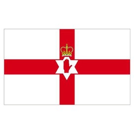 SHATCHI National Large 5'X3' Northern Ireland Hand of Ulster Premium Quality Irish Supporter Fans Decoration Flag, Polyester