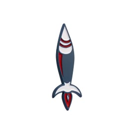 Brooch Lapel Pin for Men Rocket Lapel Pin Badge Coat Suit Jacket Wedding Gift Party Shirt Collar Accessories Brooch