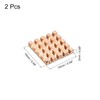 sourcing map Pack of 2 Heatsink Kit Pure Copper 15