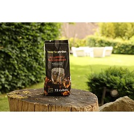 Cook'in Garden FL200 Compressed Wood Fire Starter - 100% Natural - Pack of 72